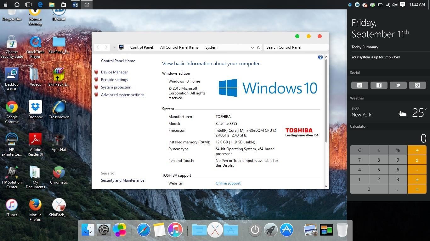 Mac os theme for windows 8 free download